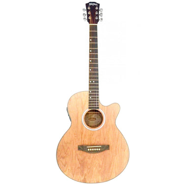 Guitarra Electroacustica Washburn Nat. C/funda Y Thaly, Wa45cepaknat